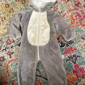 Adorable Gray and White Kids Bodysuit